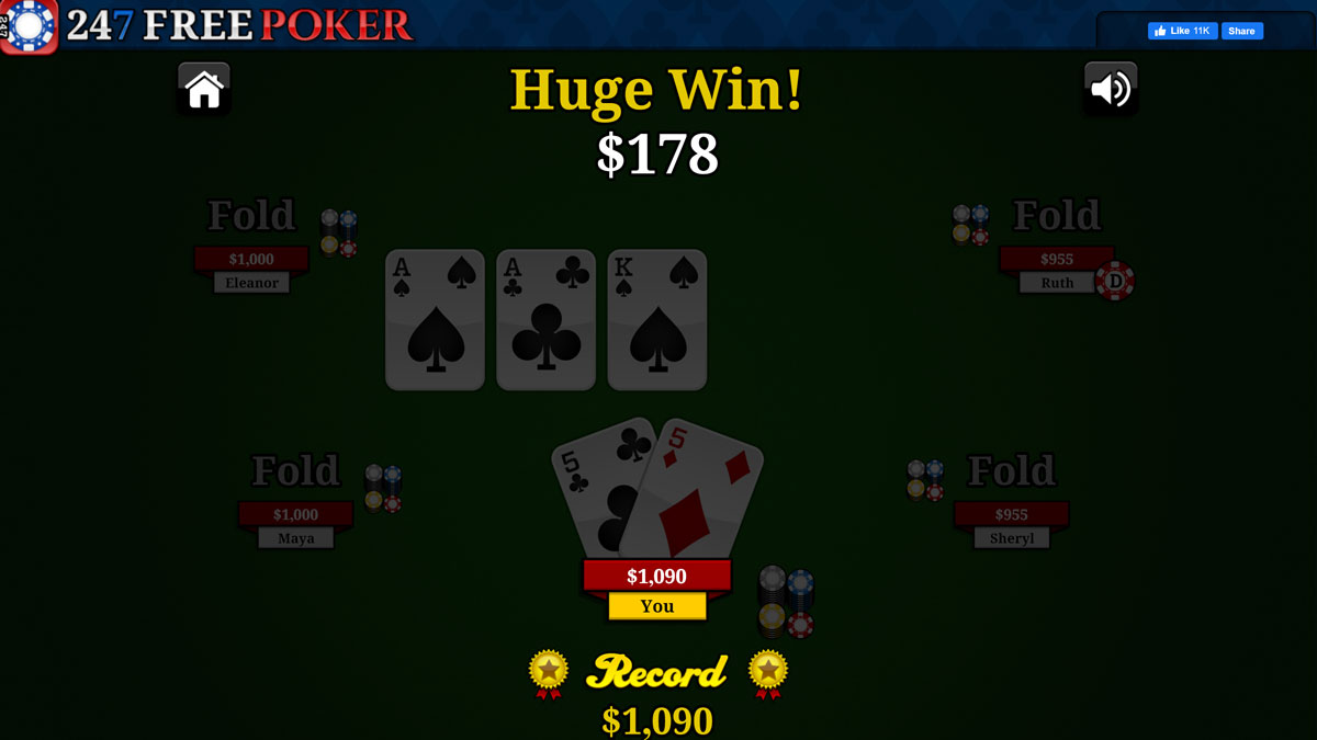 free online card games poker no download